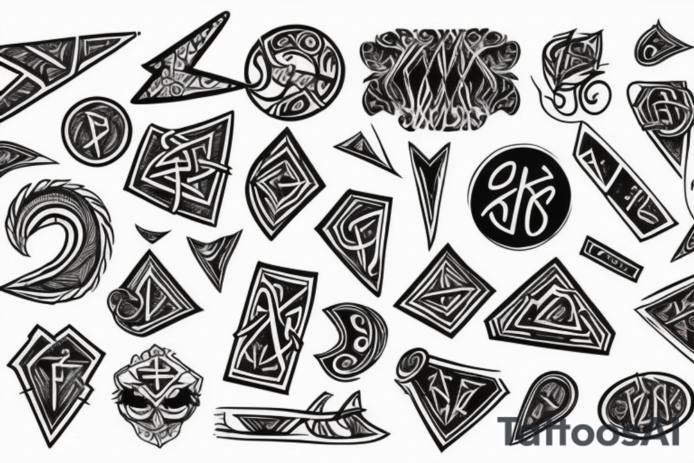 ᛏᚱᚢᚬᚾᚴ tattoo idea