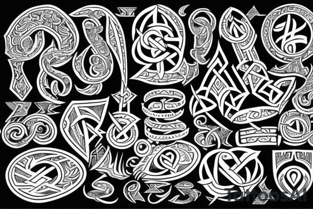 ᛏᚱᚢᚬᚾᚴ tattoo idea