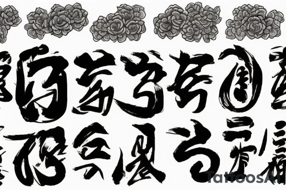 A doorway with the number 16 on it in a chinese theme tattoo idea