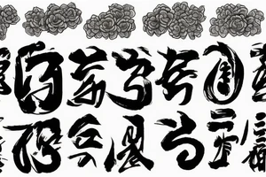 A doorway with the number 16 on it in a chinese theme tattoo idea