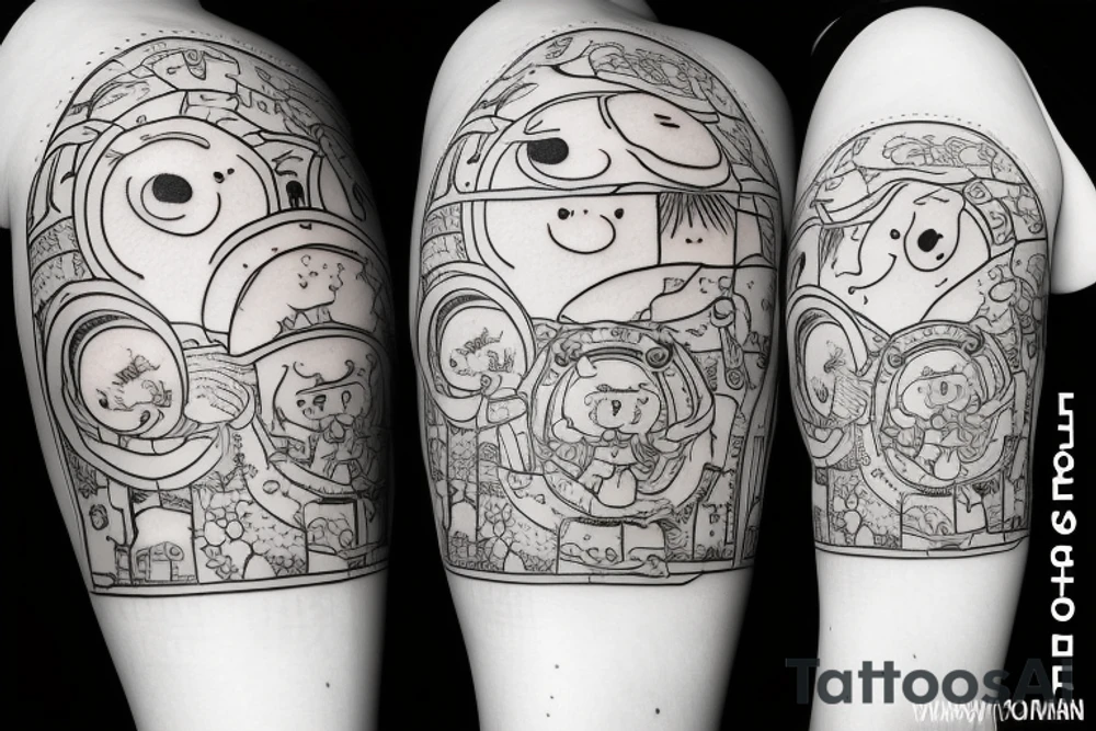 A small house tattoo idea