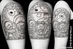 A small house tattoo idea