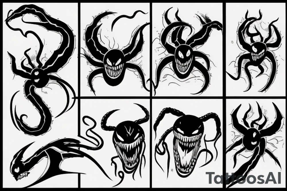 The name venom growing tattoo idea