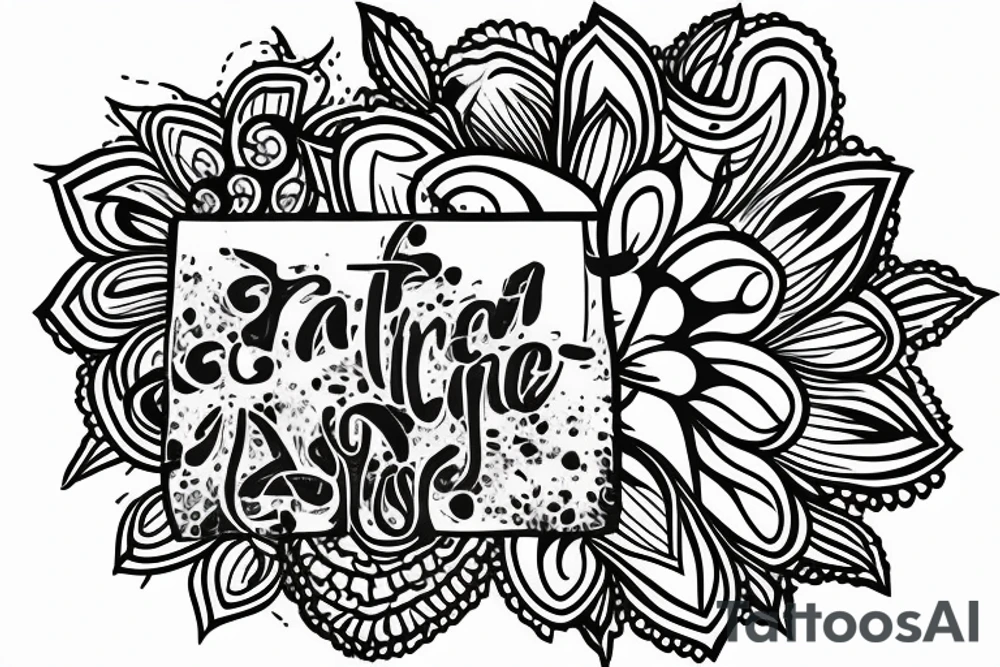 tattoo for late grandmother with sun and 
chrysanthemum and the date 06.07.1955 and infinity sign tattoo idea