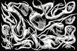 venom spreading through the veins tattoo idea