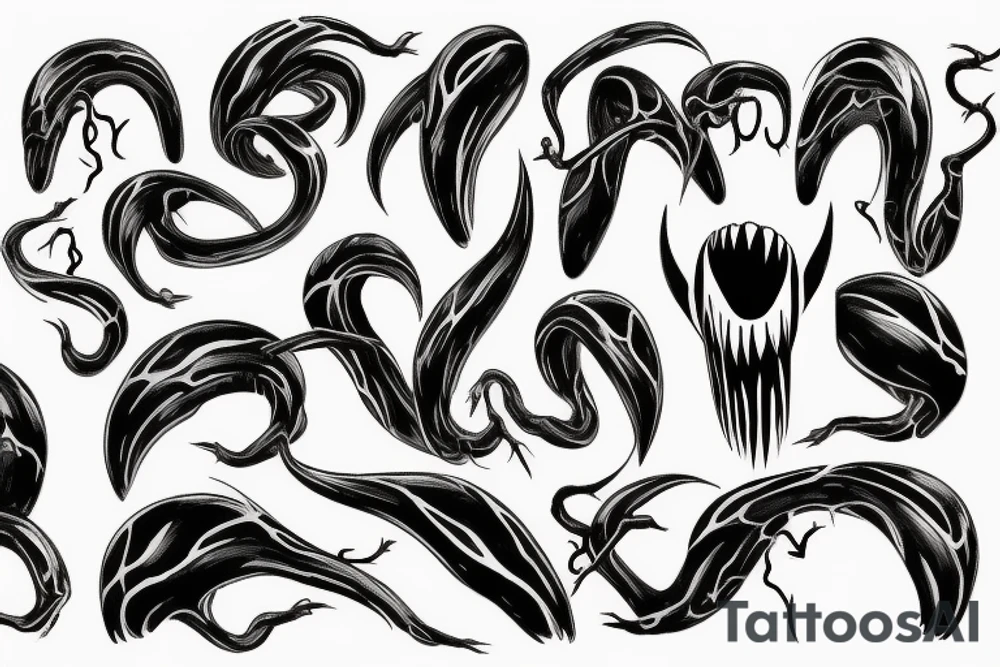 venom spreading through the veins tattoo idea