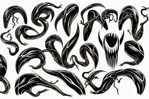 venom spreading through the veins tattoo idea