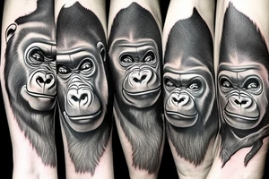 gorilla new yourk king tattoo idea