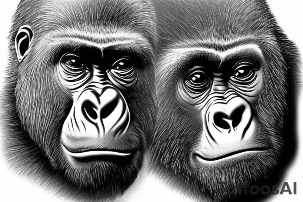 gorilla new yourk king tattoo idea