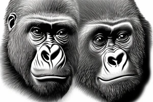 gorilla new yourk king tattoo idea