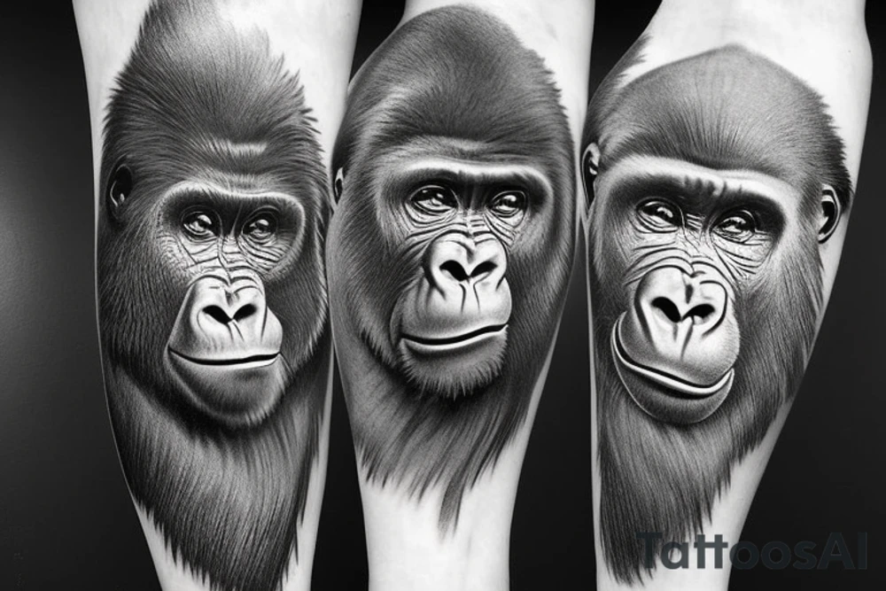 gorilla, new yourk, king tattoo idea