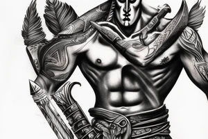 Ares god of war tattoo idea