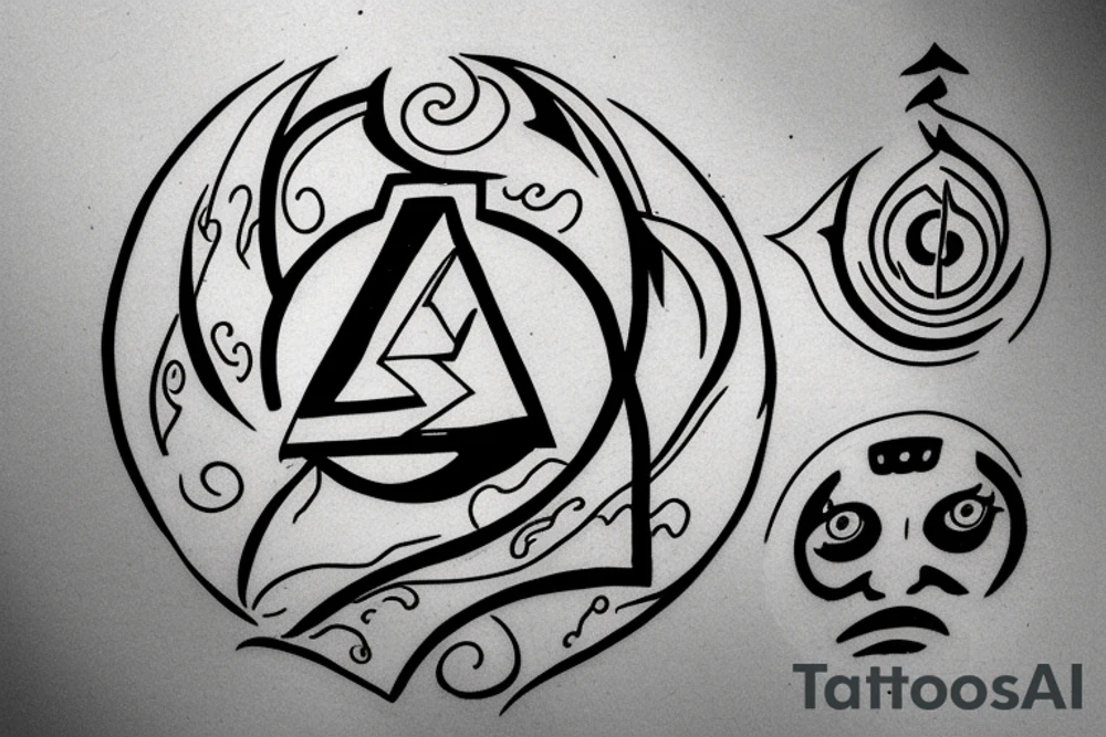 The water element symbol from avatar the last air bender tattoo idea