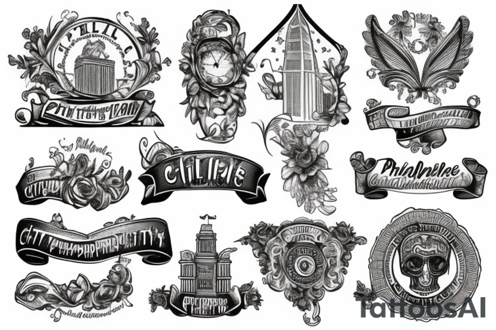 Philadelphia City hall tattoo idea