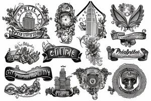 Philadelphia City hall tattoo idea