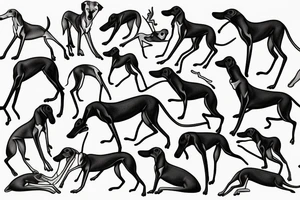 greyhound tattoo idea