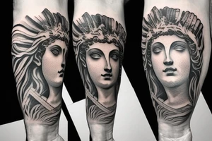Roman god of fire tattoo idea