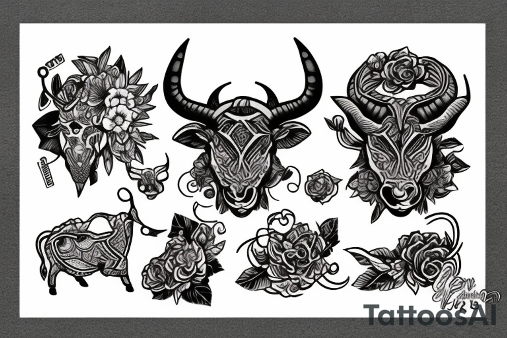 Taurus tattoo idea