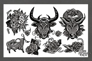 Taurus tattoo idea