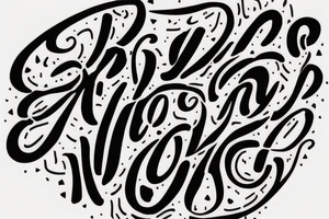 "zeel" name is written in handwriting tattoo idea