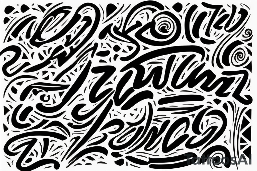 "zeel" name is written in handwriting tattoo idea