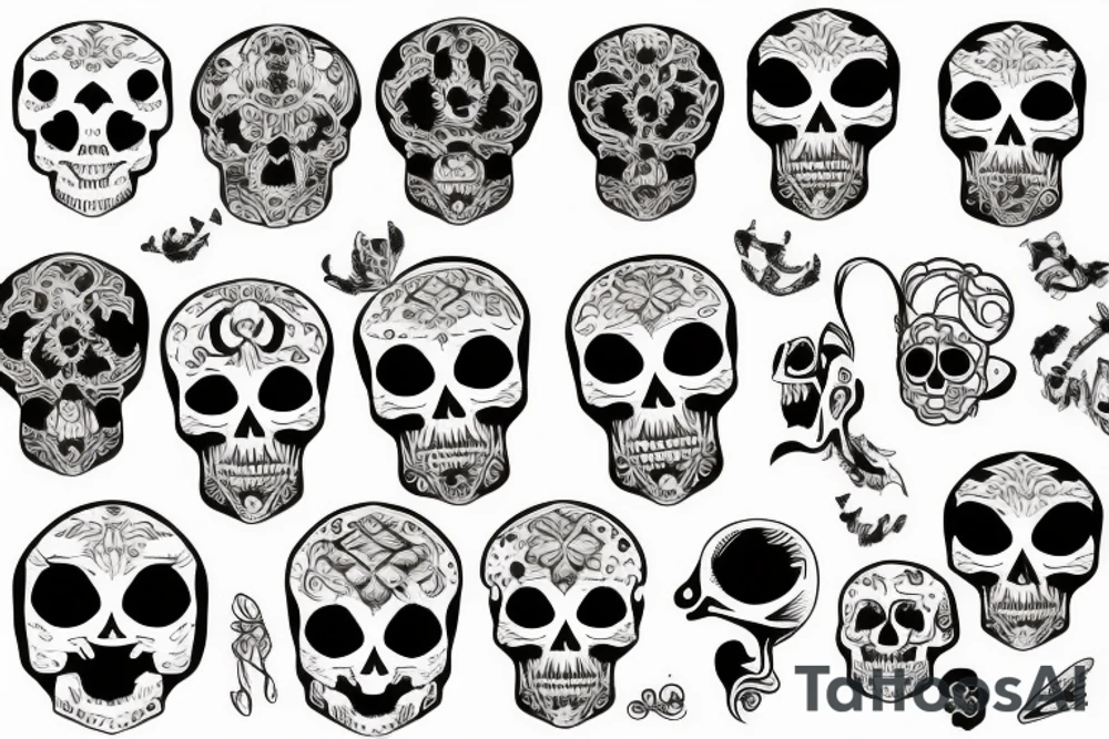 VAmire and a skull tattoo idea