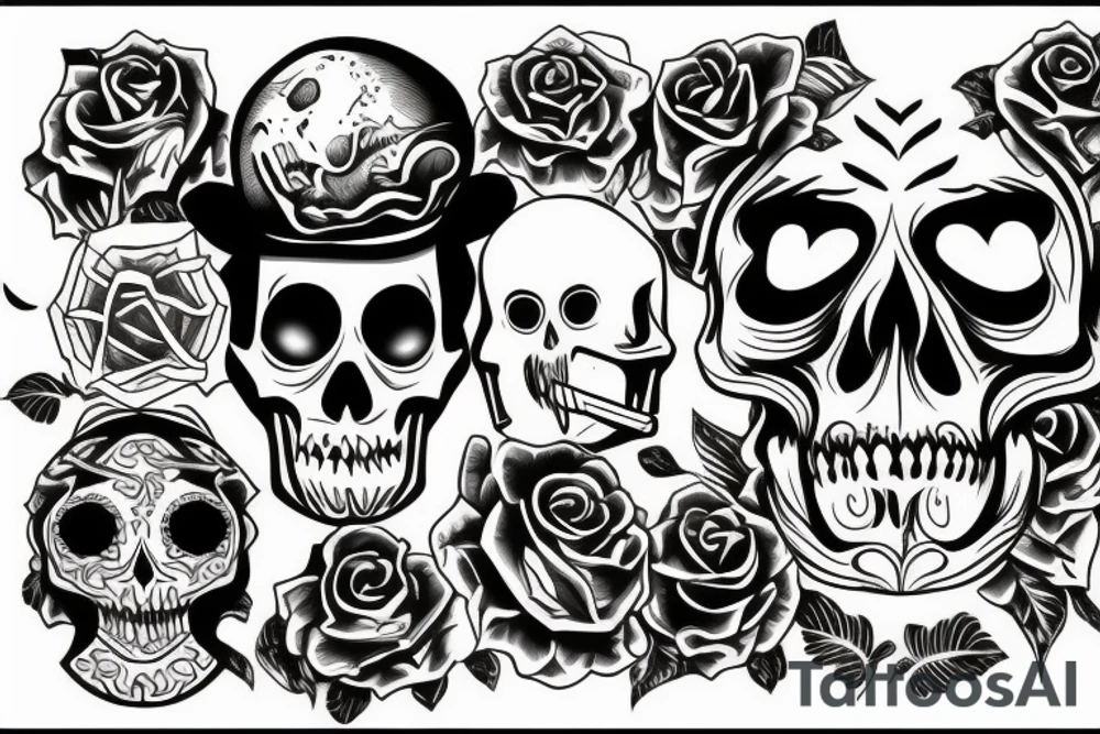 VAmire and a skull tattoo idea