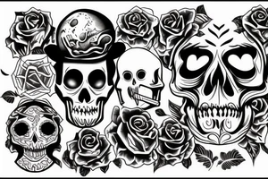VAmire and a skull tattoo idea