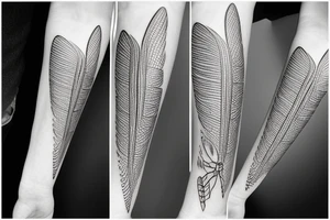 fineline dragonfly small thin lines  minimalism tattoo idea