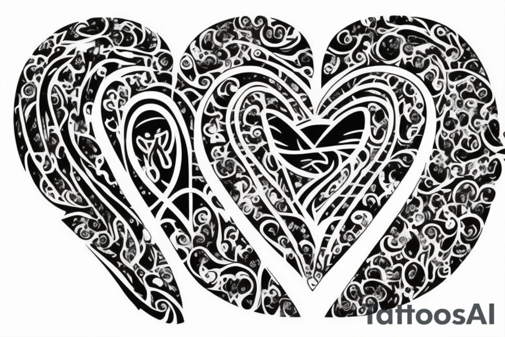 The loss of a loved one is a grief,
Even if they are still there, still alive,
For he is no longer the same, different,
And the heart bleeds, sad, broken before tattoo idea