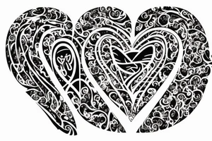 The loss of a loved one is a grief,
Even if they are still there, still alive,
For he is no longer the same, different,
And the heart bleeds, sad, broken before tattoo idea