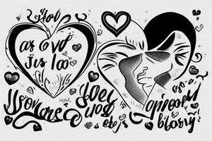 The loss of a loved one is a grief,
Even if they are still there, still alive,
For he is no longer the same, different,
And the heart bleeds, sad, broken before tattoo idea