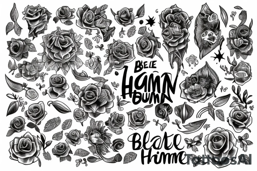 always be human tattoo idea