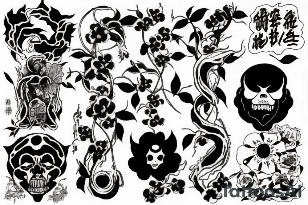poison and hope tattoo idea