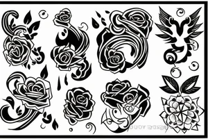 Family of three tattoo idea