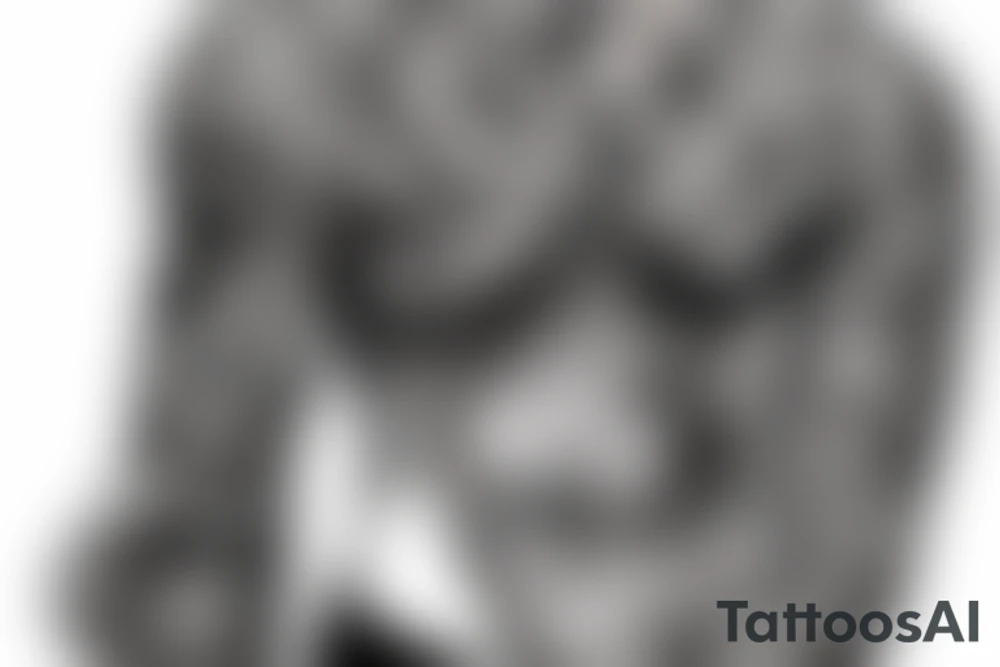 peeld skin reveals roots tattoo idea