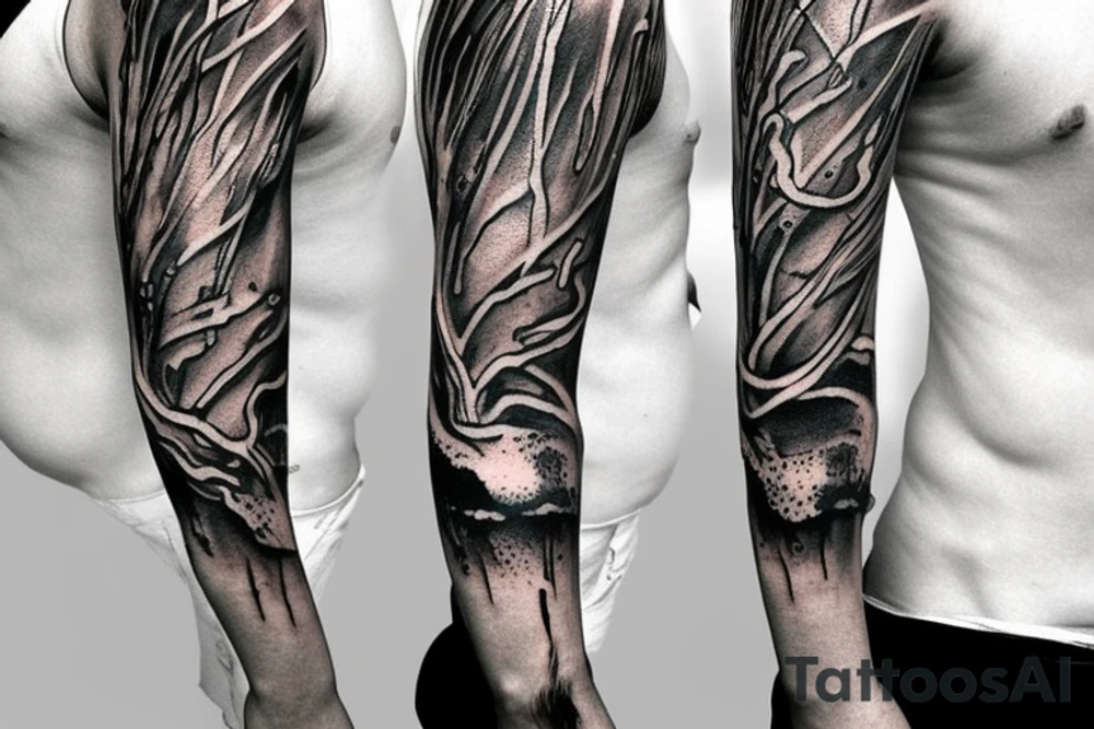 biblical sleeve tattoo idea