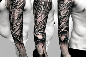biblical sleeve tattoo idea
