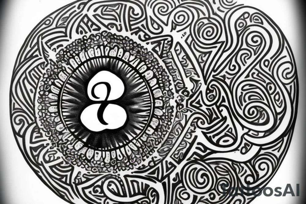 esoteric with "OM" in it . tattoo idea