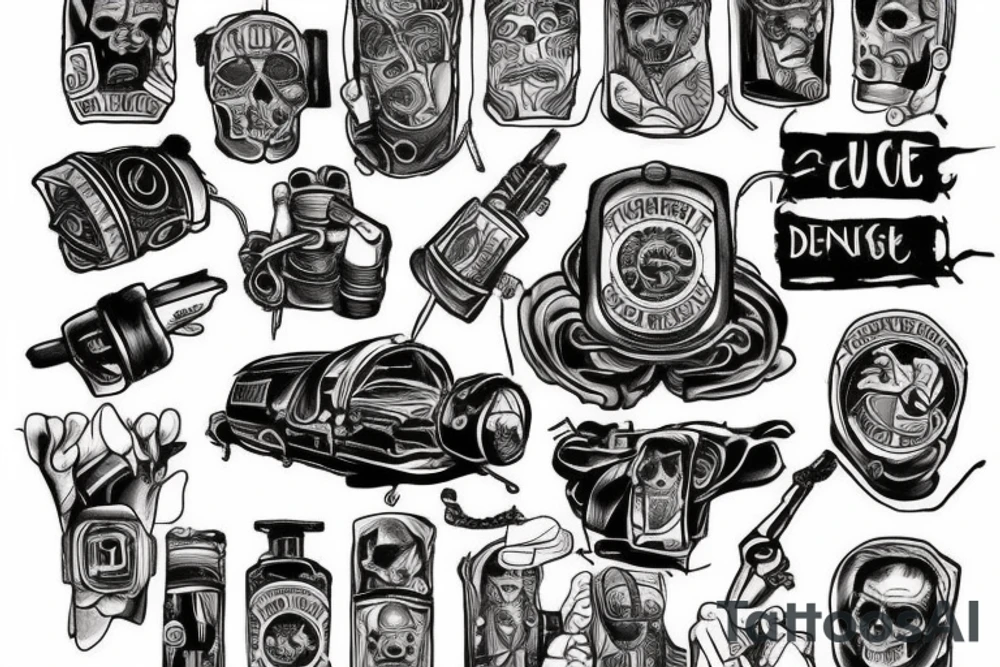 I would like a tattoo related to the fact that in life one must know how to DEFUSE dangerous situations, such as in an argument, without carrying them into explosive bombs, but defusing them first regardless of individual reasons tattoo idea