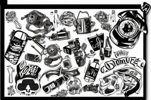 Defuse a bomb tattoo idea