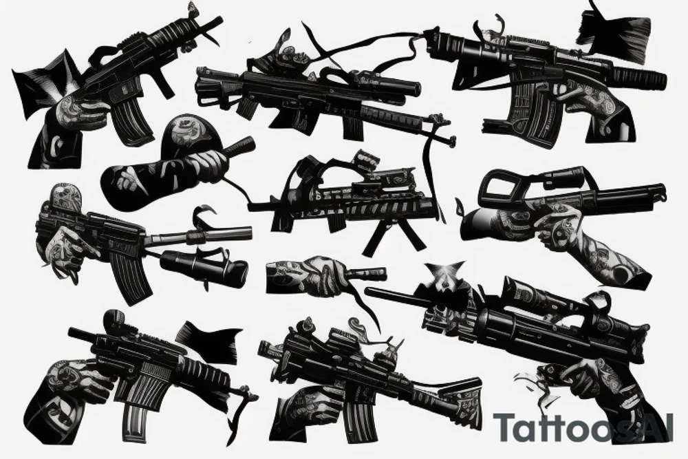 Airsoft tattoo idea