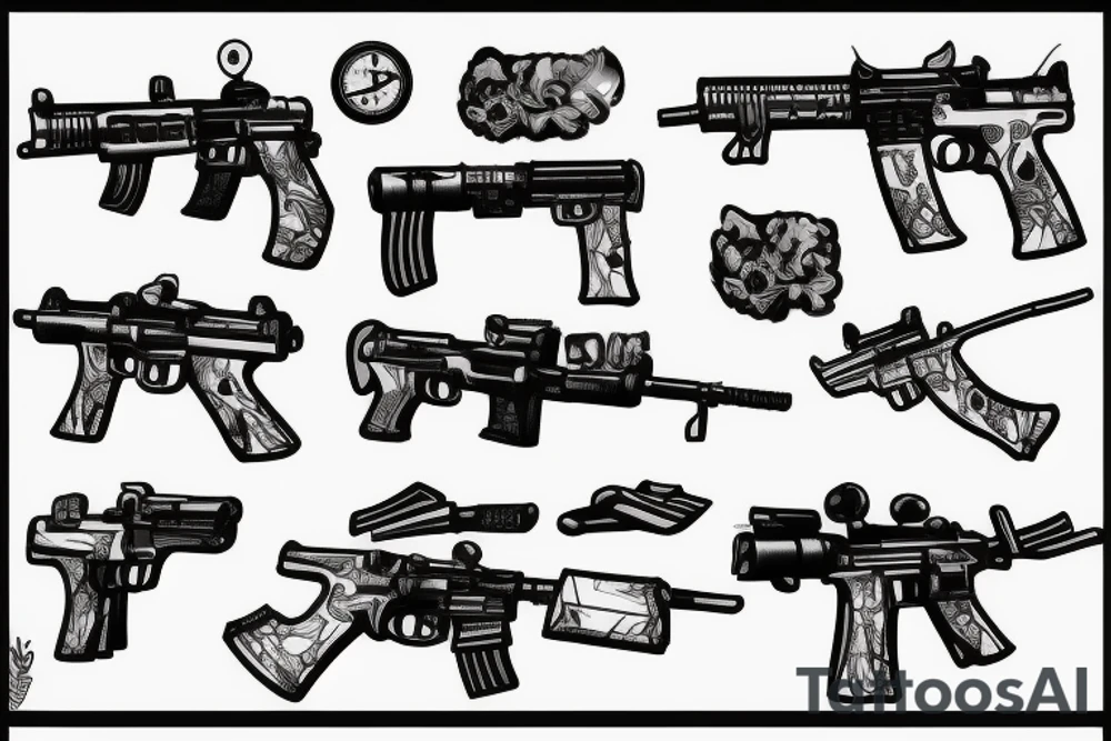 Airsoft tattoo idea