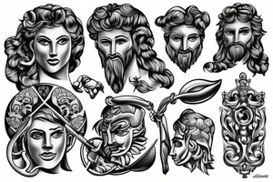 Greek hercules tattoo idea