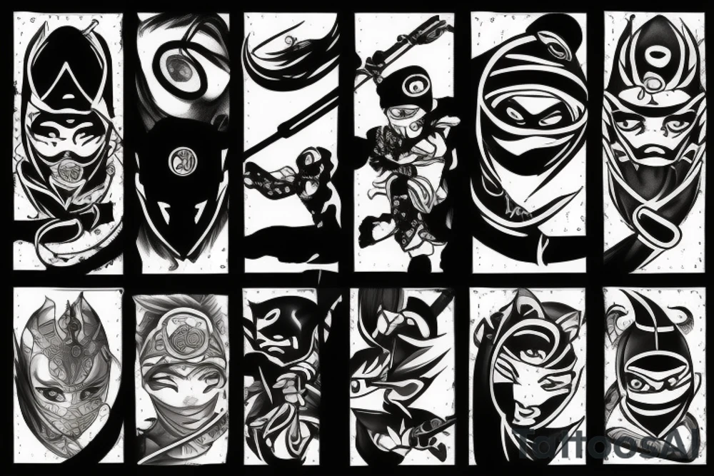 Ninja tattoo idea