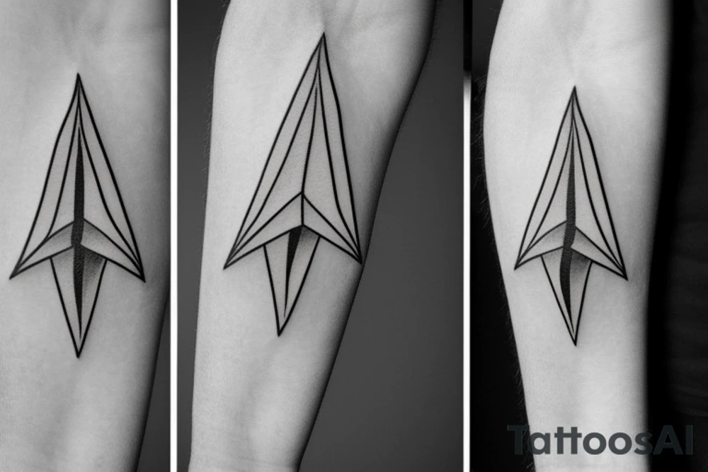 Paper Airplane tattoo idea
