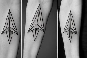 Paper Airplane tattoo idea