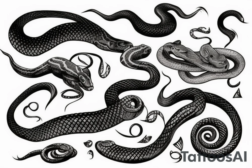 Snake tattoo idea