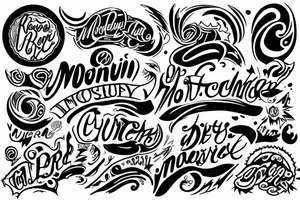 "Momentum" tattoo idea