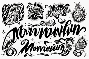 "Momentum" tattoo idea